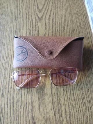 Occhiali da sole Ray-Ban marrone/oro
