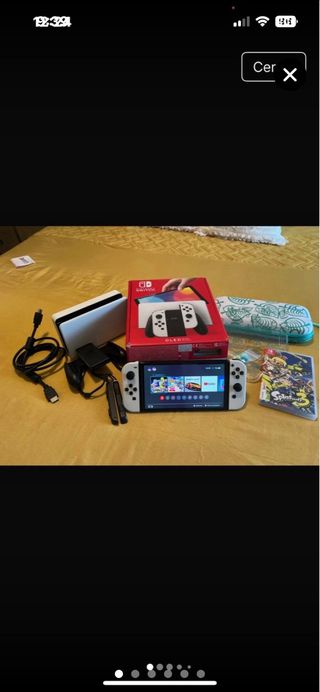 Nintendo Switch OLED Bianca