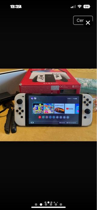 Nintendo Switch OLED Bianca