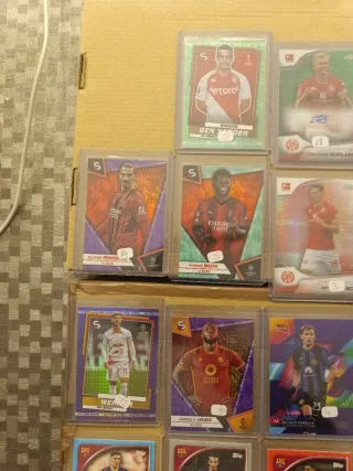 Topps ,Cartas firmadas y numeradas