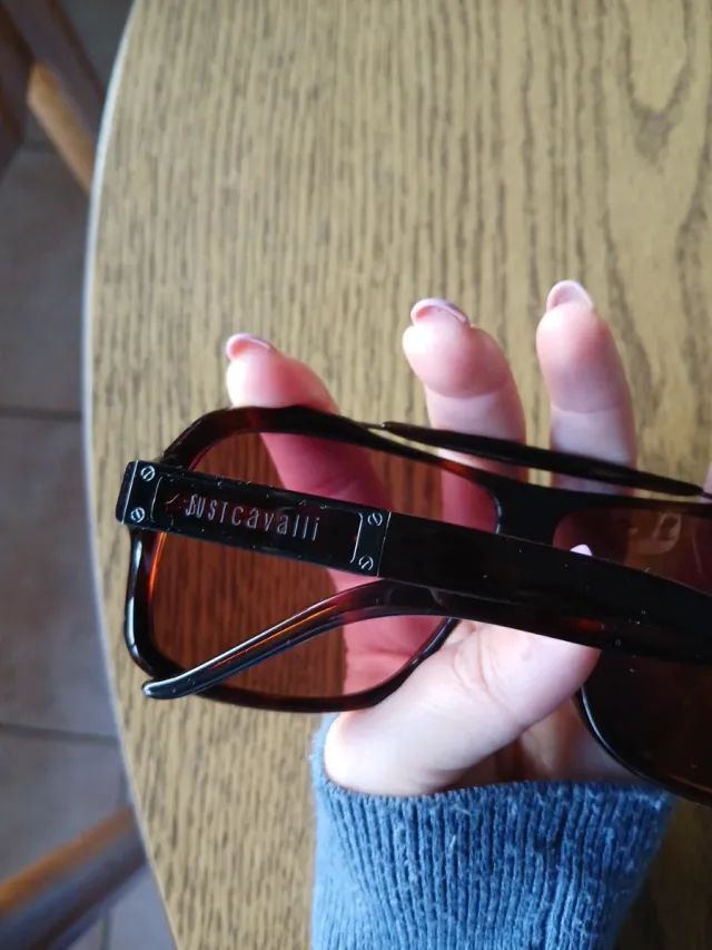 Occhiali da sole Just Cavalli neri/marrone