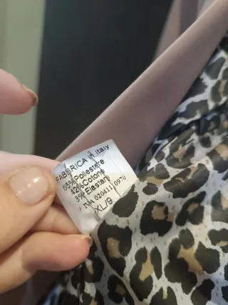 Americana dorada forro animal print