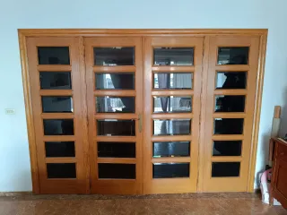 Puertas de madera para salón/comedor