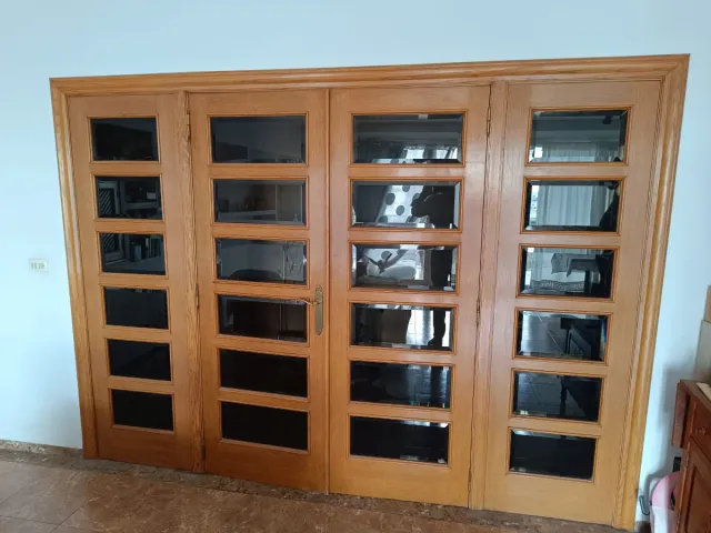 Puertas de madera para salón/comedor