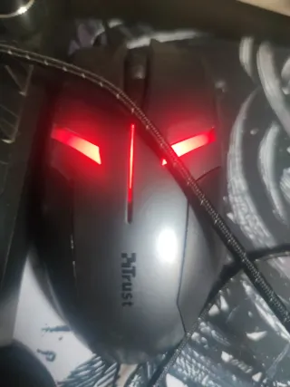 Mouse Gaming Trust Rosso LED