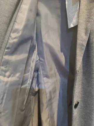 Americana gris con forro