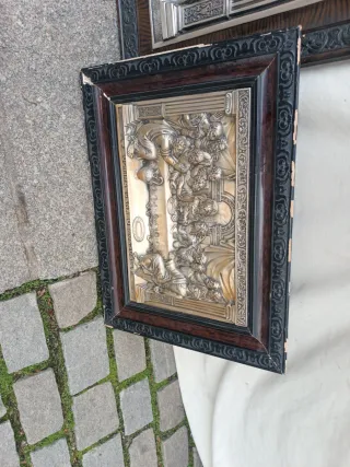 Cuadro La Santa Cena relieve