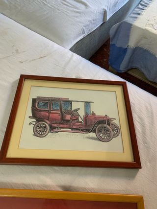 Quadri di auto d'epoca (2 unità)