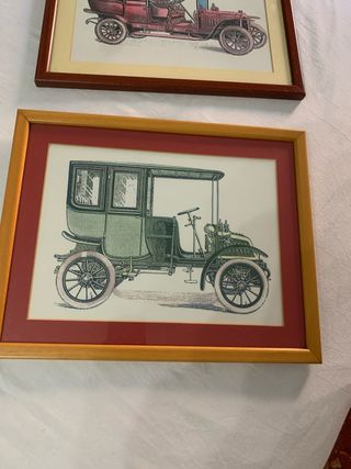Quadri di auto d'epoca (2 unità)