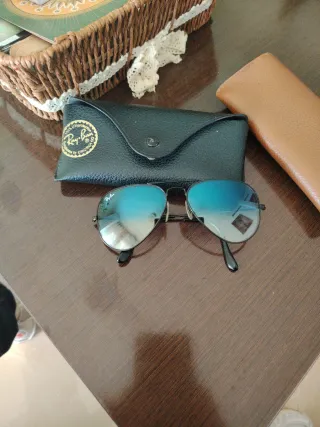 Gafas de sol Ray-Ban originales negras/grises