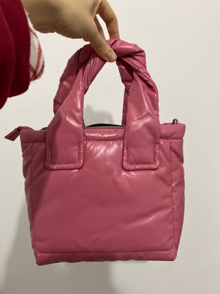 Bolso Zara Acolchado Rosa