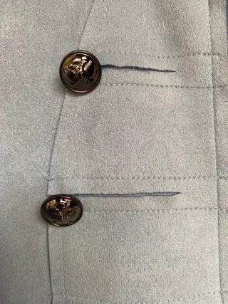 Giacca donna azzurra taglia M