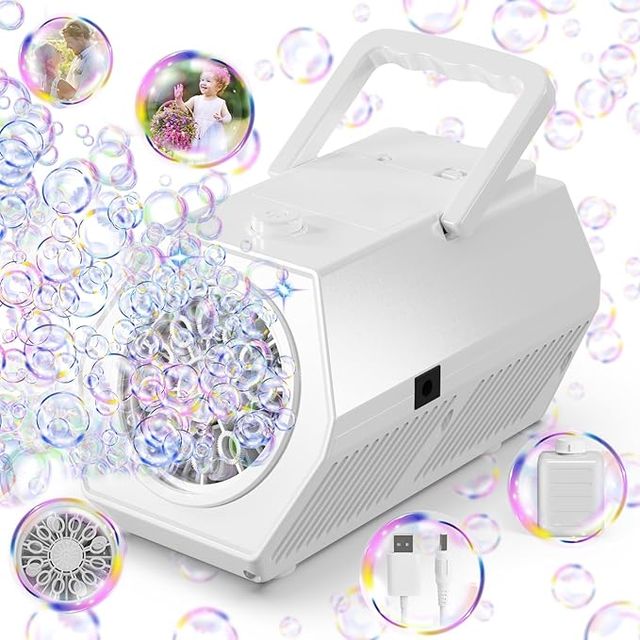 Máquina de burbujas portátil