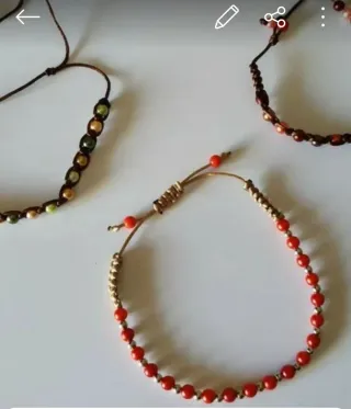 Tobillera/Pulsera Macramé Hamsa