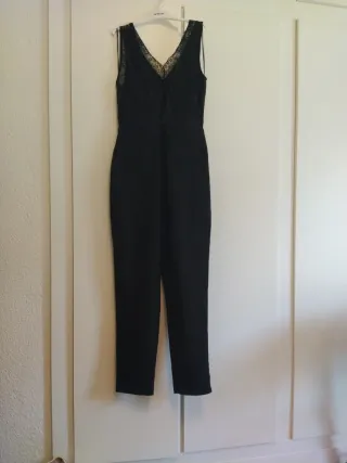 Mono pantalón encaje espalda al aire