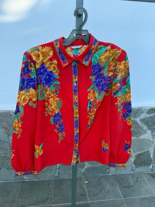 Camisa Vintage Auténtica Multicolor