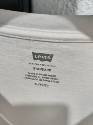 Camiseta Levi's Blanca Talla L - XL