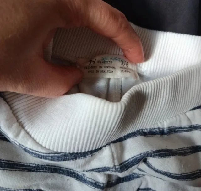 Pantalón bebé rayas