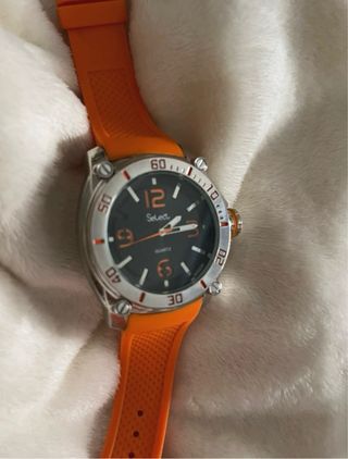 Reloj Select Naranja y Negro