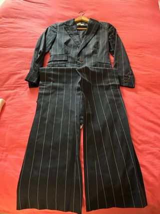 Traje Zara Raya Azul Marino