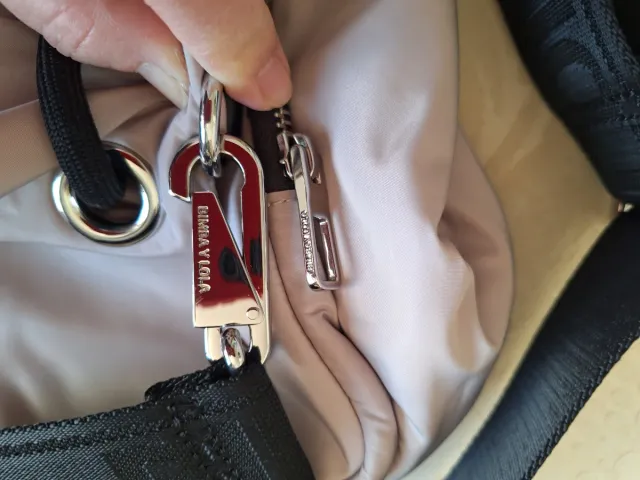 Bolso Bimba y Lola Beige y Negro original.