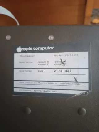 Apple IIe 1982 P.A.L Mejorado