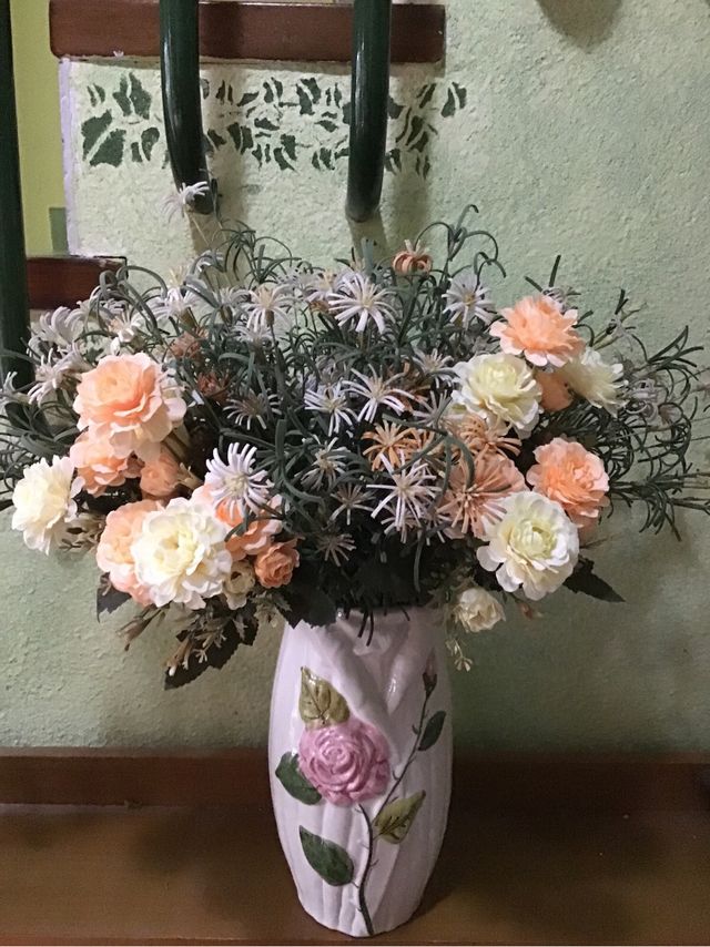 Floreros Negros y Multicolor (2)