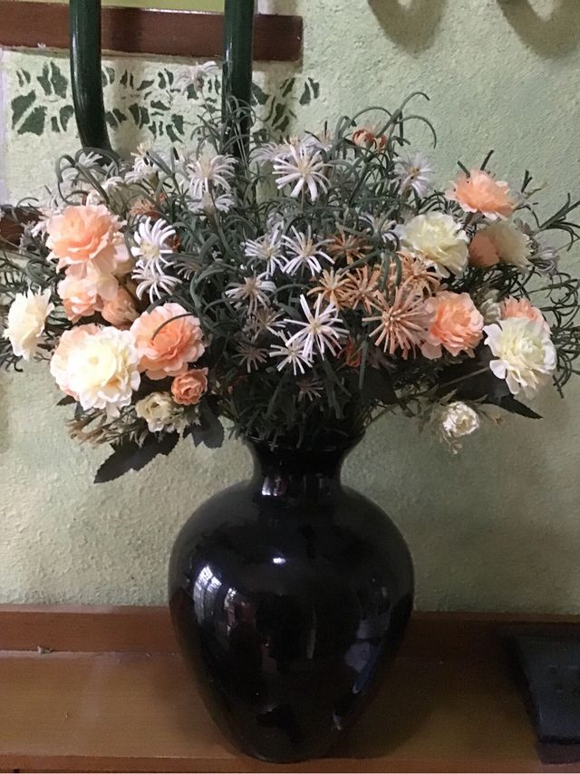 Floreros Negros y Multicolor (2)