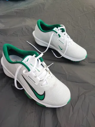 Zapatillas de golf Nike blancas y verdes