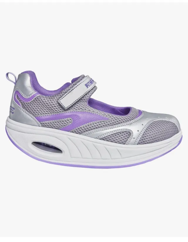 Sneakers Fitness Taglia 36 Viola/Argento