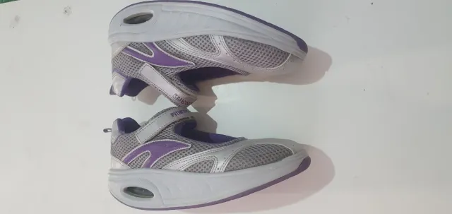 Sneakers Fitness Taglia 36 Viola/Argento