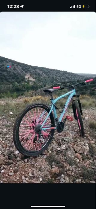 Bici Montaña Specialized Azul/Rosa