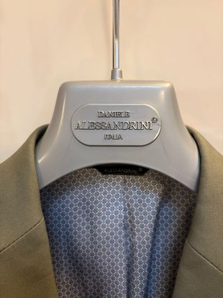Blazer Daniele Alessandrini Uomo Verde Oliva 48