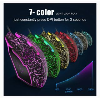 Ratón Gaming Vguard RGB Cableado