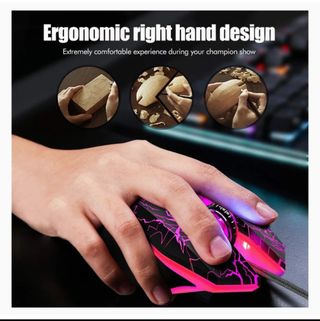 Ratón Gaming Vguard RGB Cableado