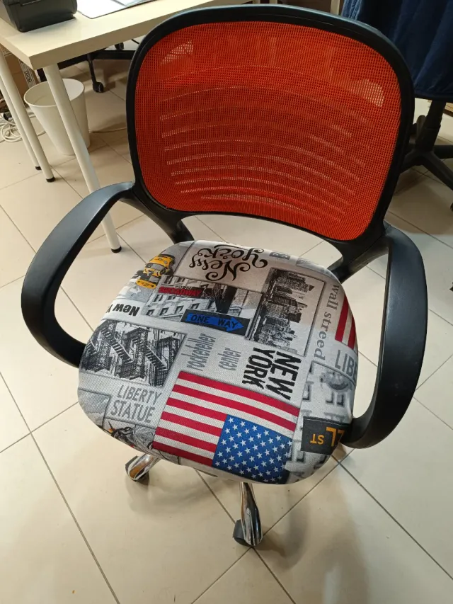 Silla de oficina con diseño Nueva York