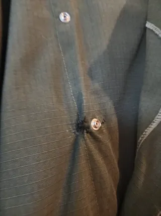 Camisa de cocina hombre verde