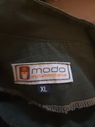 Camisa de cocina hombre verde