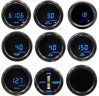 Soporte Reloj A3 8L + Reloj Presion Turbo, Temp