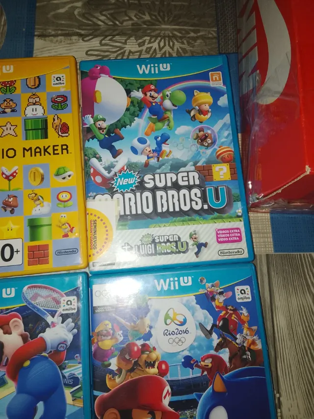 Lote 4 Jogos Wii U Mario