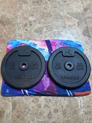 2 Discos Pesas 10Kg Domyos 28mm