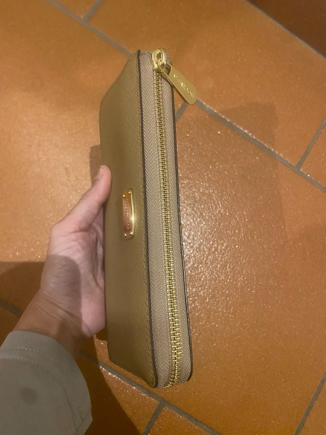 Portafoglio Michael Kors Beige Oro