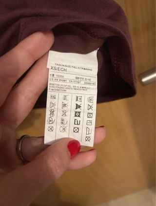 Camiseta Benetton Vino
