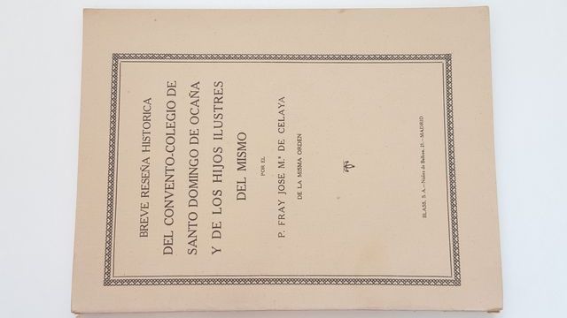 Breve rassegna storica del convento 1926