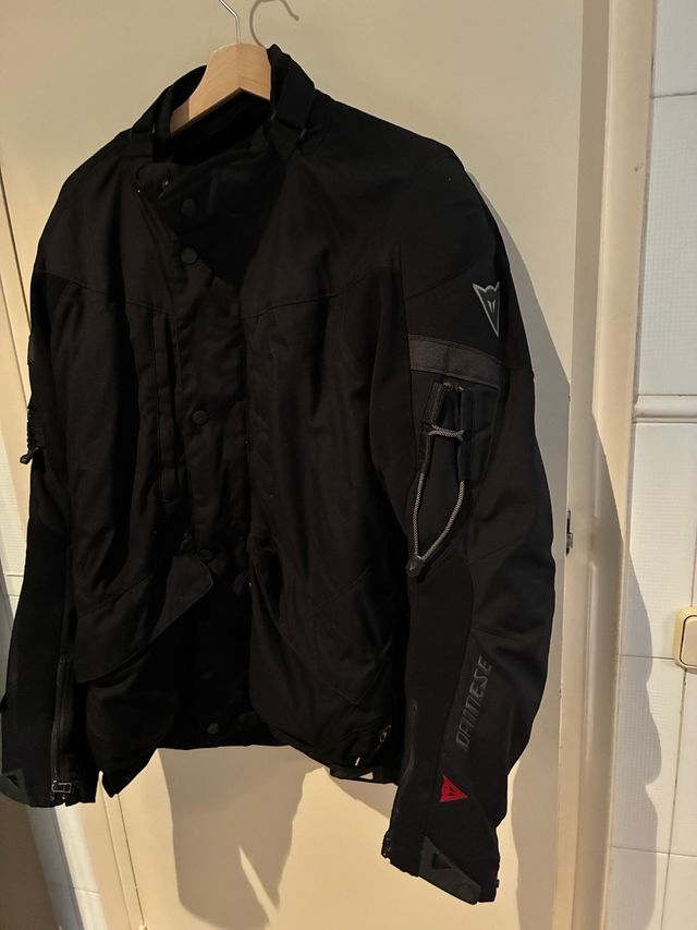 Chaqueta Moto Hombre Negra