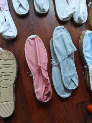 Zapatillas de tela estilo alpargata