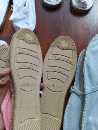 Zapatillas de tela estilo alpargata