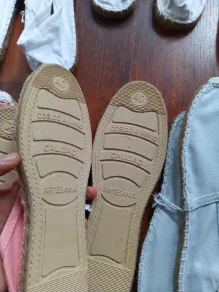 Zapatillas de tela estilo alpargata