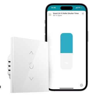 Meross Interruptor de Cortina Alexa, Interruptor