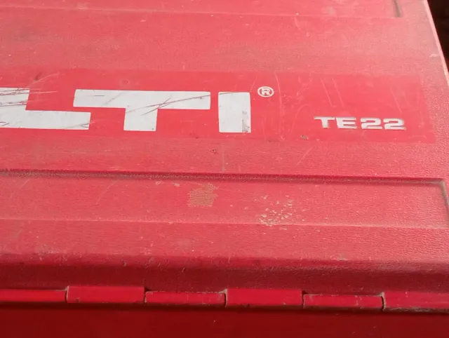 Taladro Hilti TE22 + Brocas